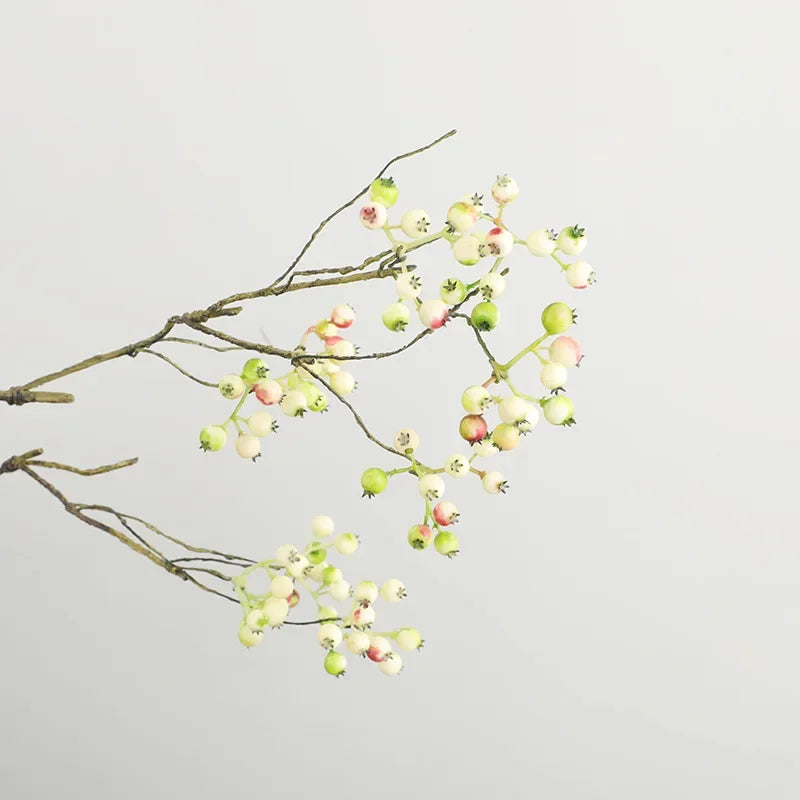 72cm American Cranberry Artificial Berry Branch – Timeless Elegance for Sophisticated Interiors