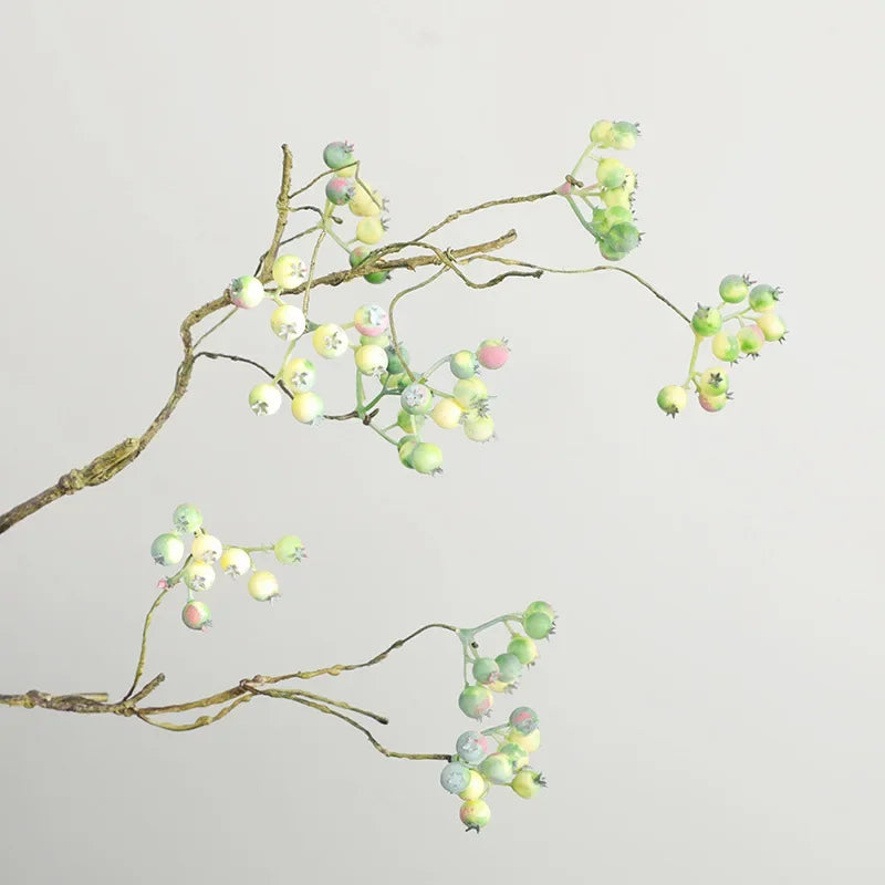 72cm American Cranberry Artificial Berry Branch – Timeless Elegance for Sophisticated Interiors