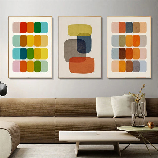 Abstract Geometry Wall Art Poster