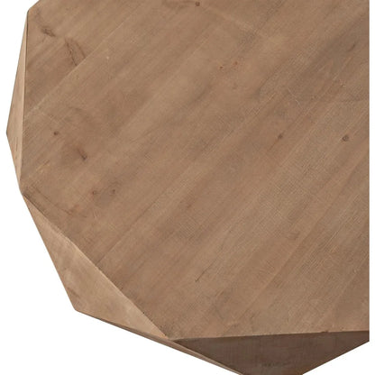 Geometric Drum Coffee Table