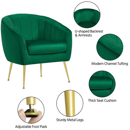 Modern Barrel Accent Chair