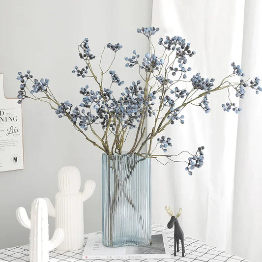 72cm American Cranberry Artificial Berry Branch – Timeless Elegance for Sophisticated Interiors