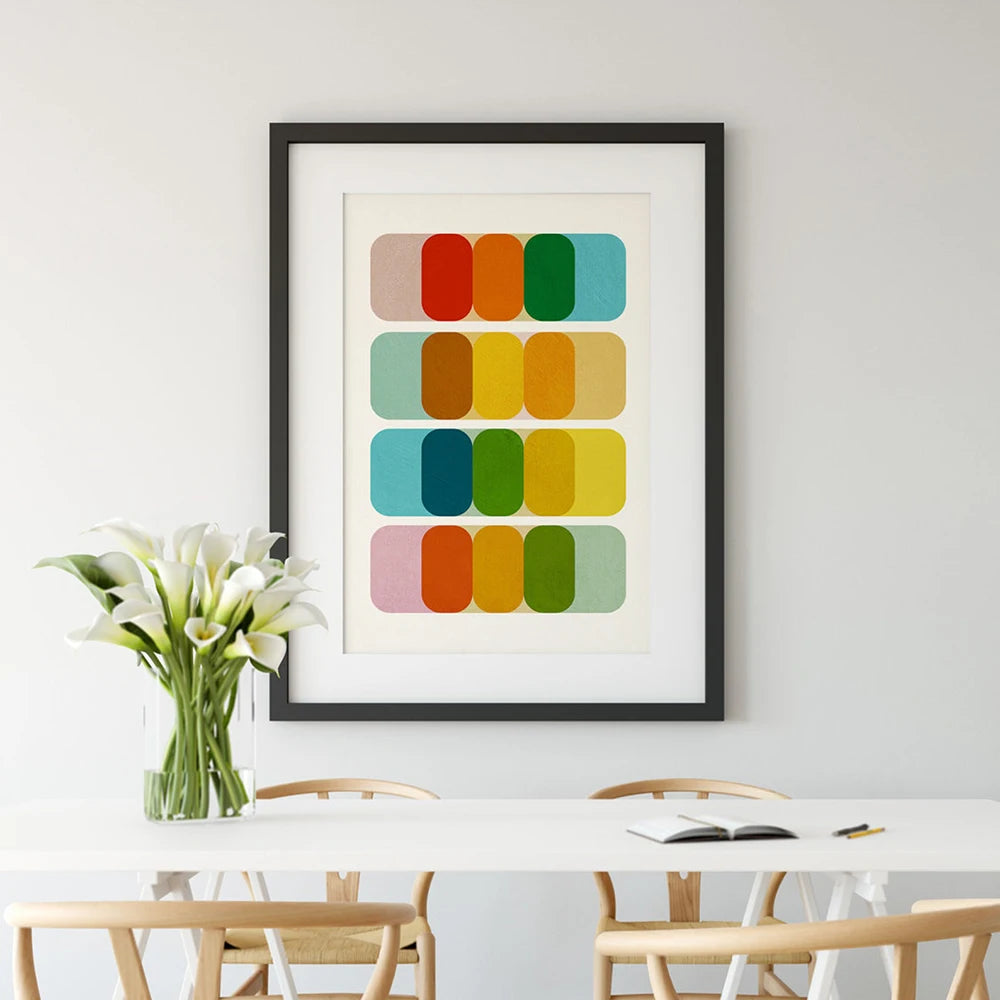 Abstract Geometry Wall Art Poster