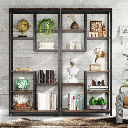 6-Tier Industrial Bookcase