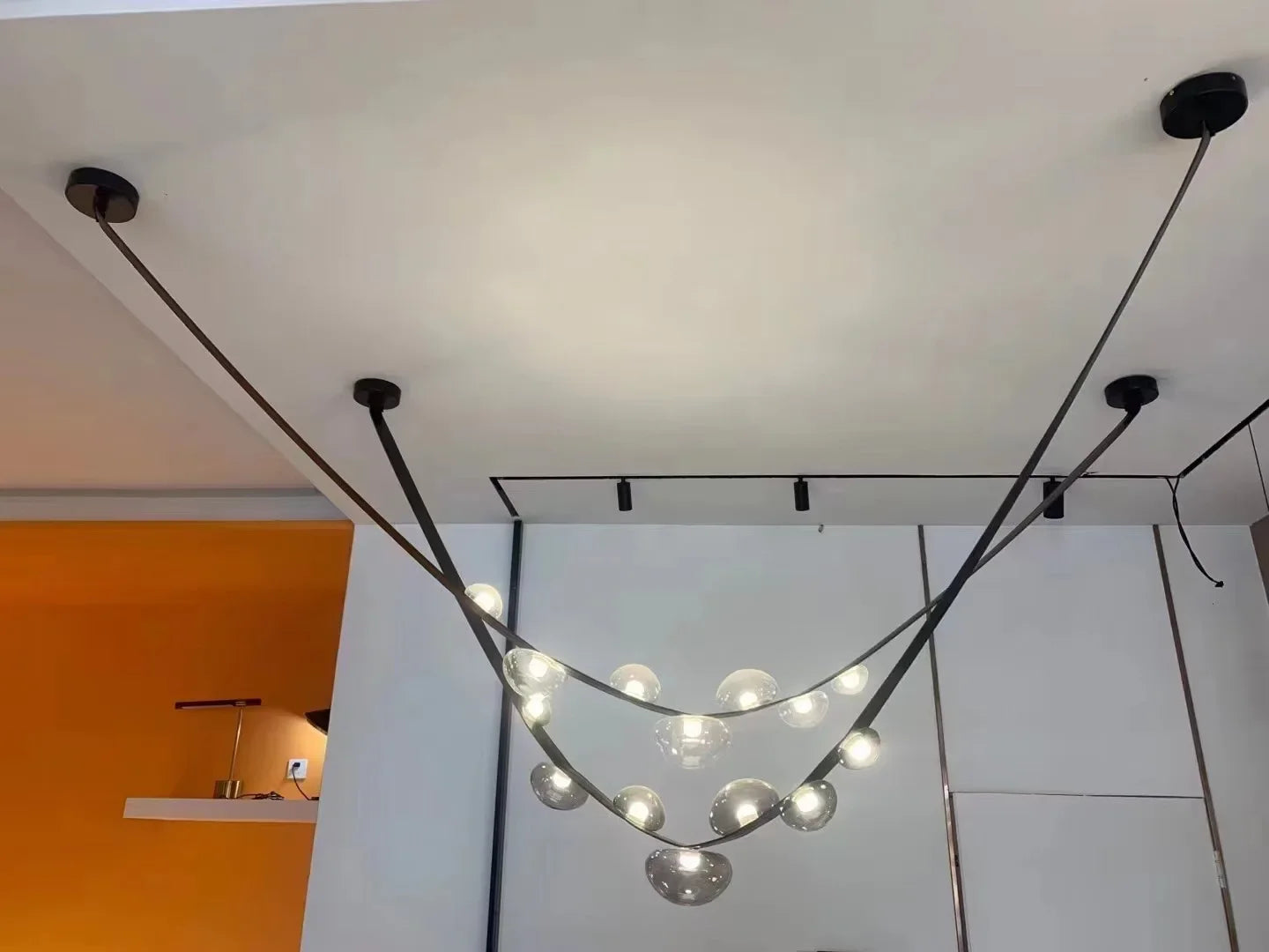 Elegant Leather LED Pendant Lamp